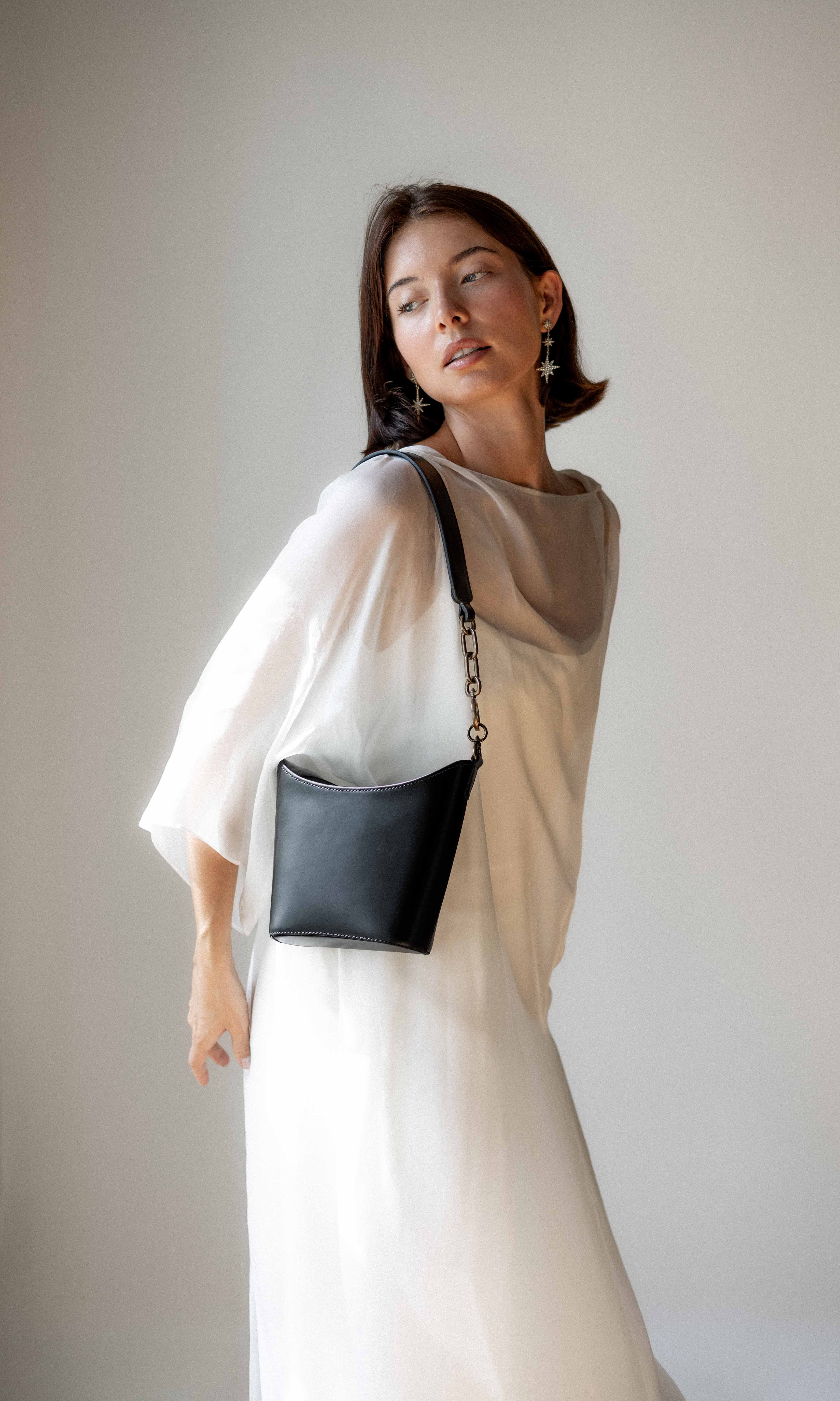 Iris Mini leather handbag by Beara Beara