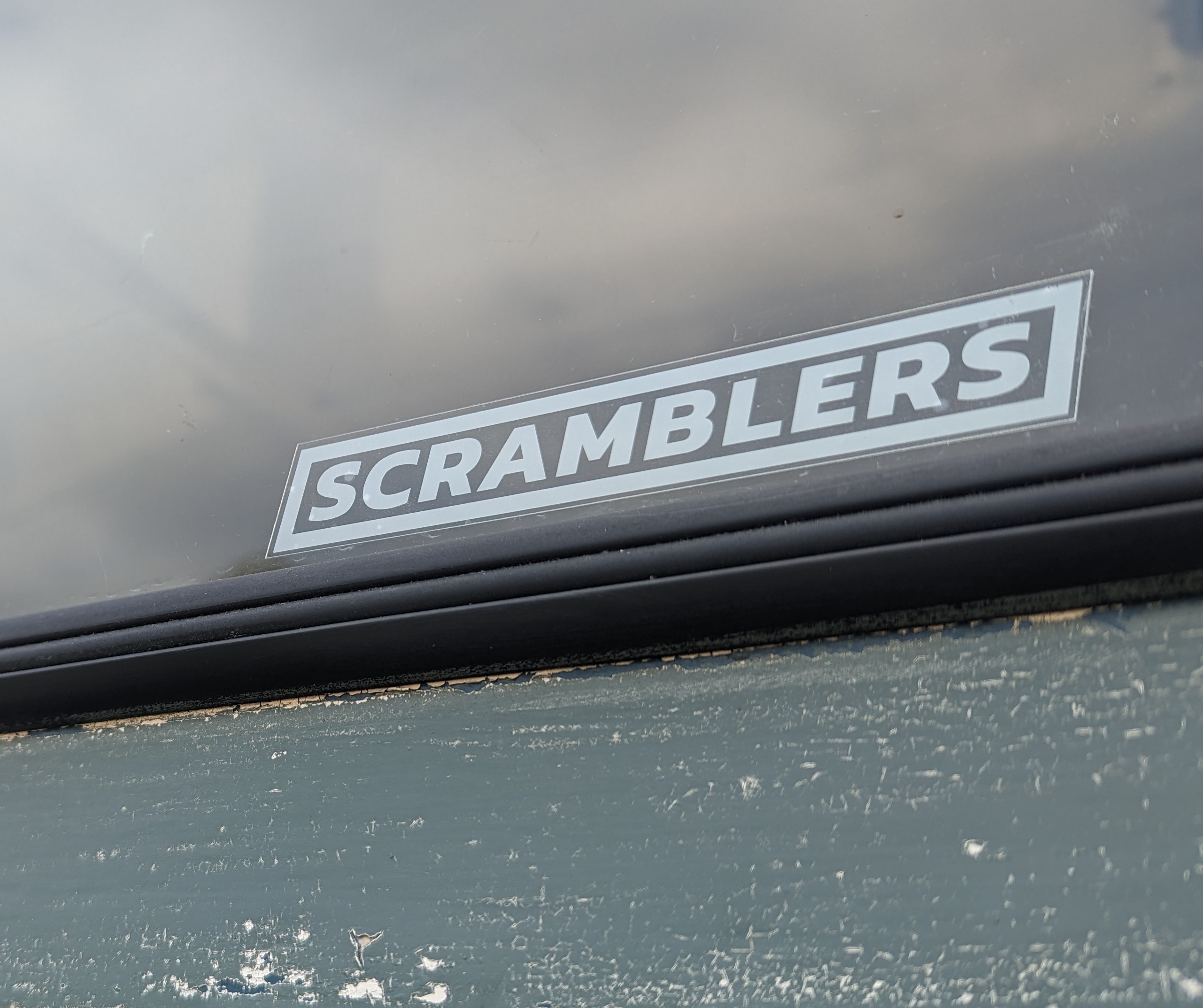 Monochrome window stickers