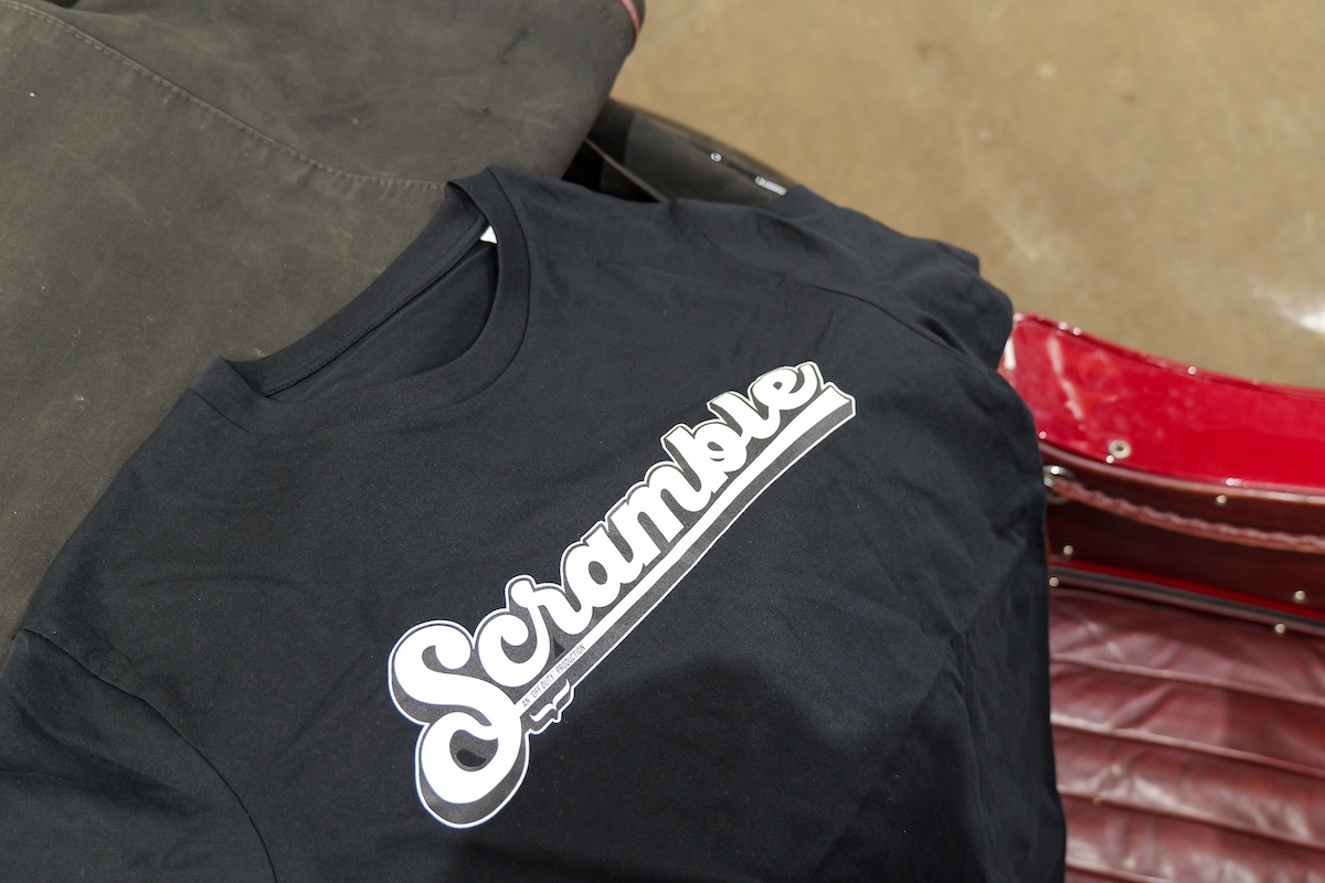 Scramble tee – black