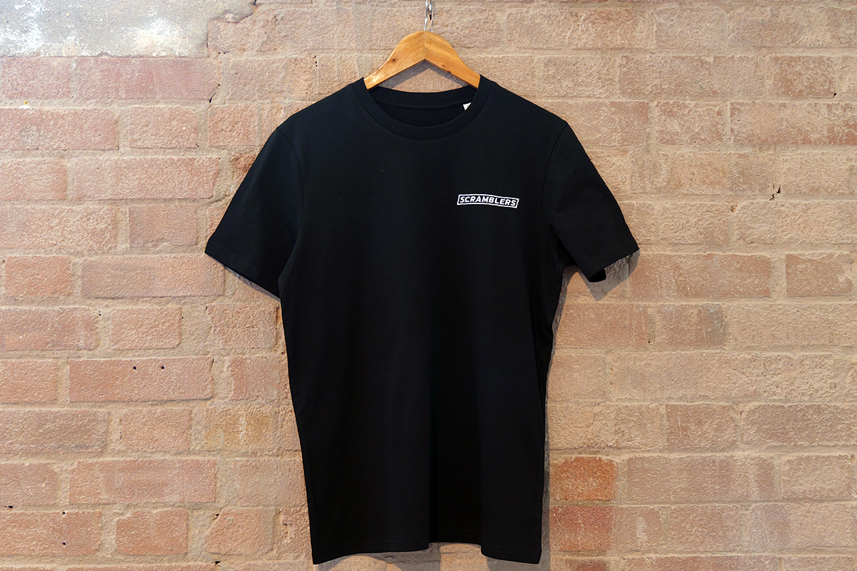 Scramblers logo tee – embroidered