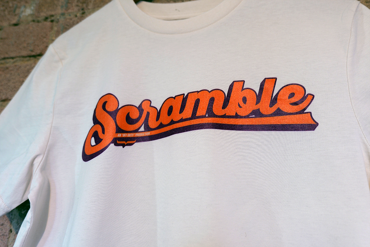 Scramble tee – orange 