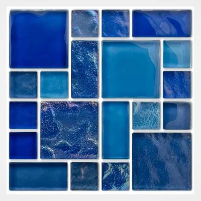 Aquabella Night Life Melody Block Random Glass Mosaic 12