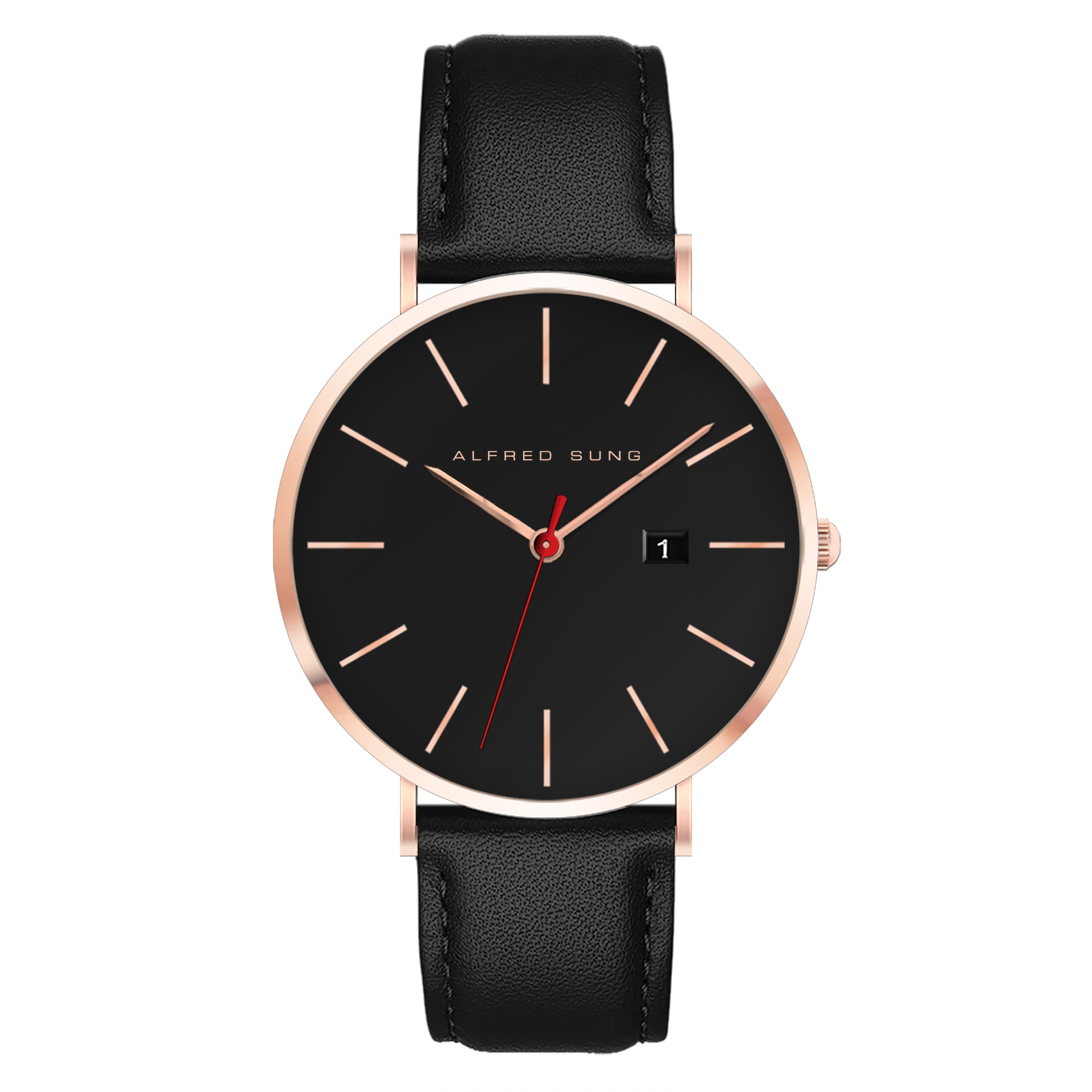 Metropolitan Ultraslim Men’s Watch with Date and Interchangeable Strap ASM-0015