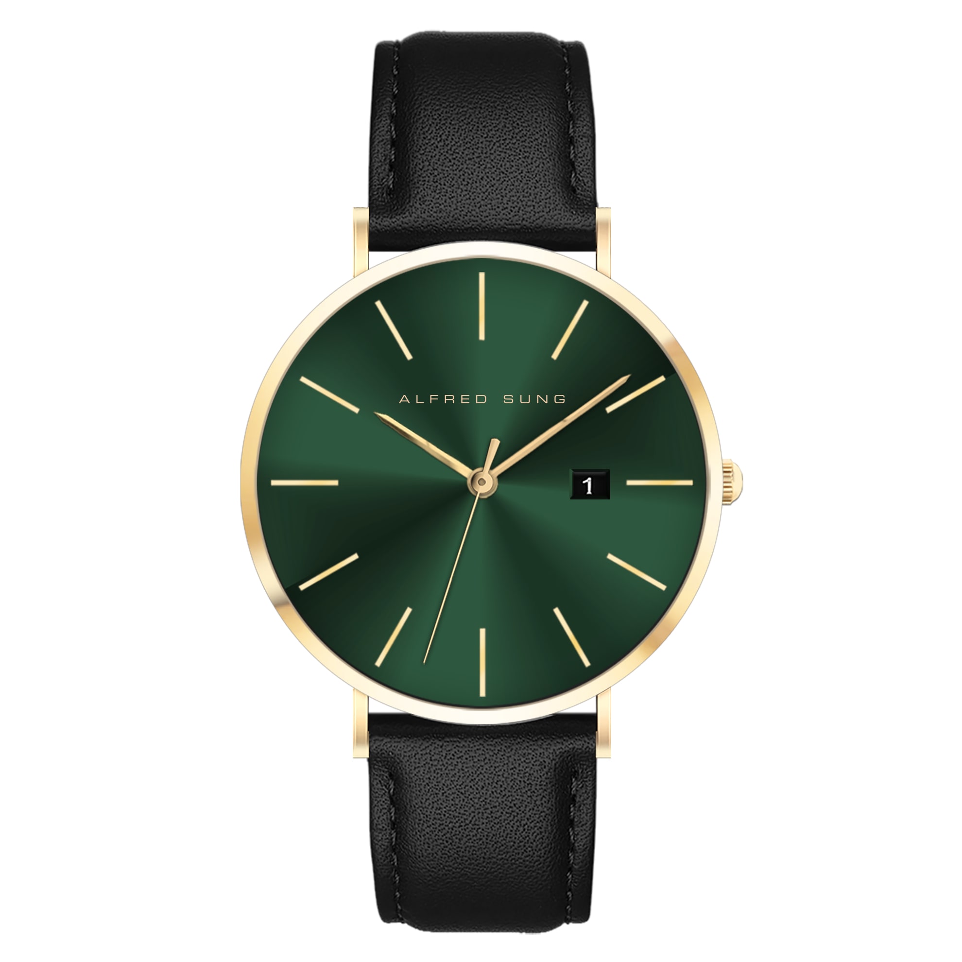 Metropolitan Ultraslim Men’s Watch with Date and Interchangeable Strap ASM-0032
