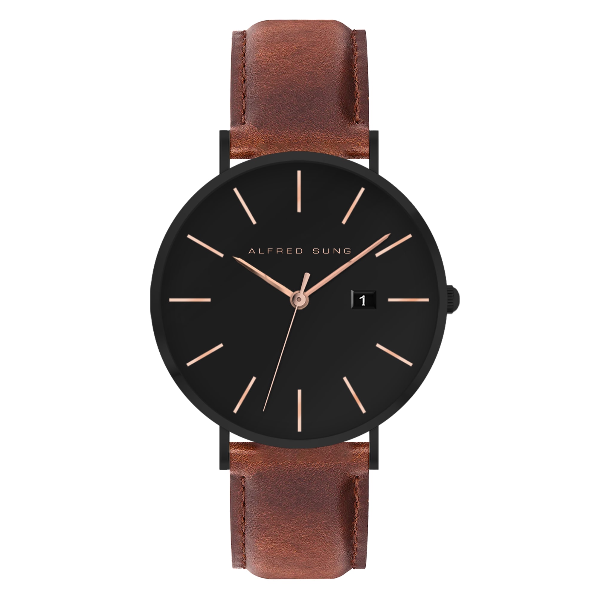 Metropolitan Ultraslim Men’s Watch with Date and Interchangeable Strap ASM-0036
