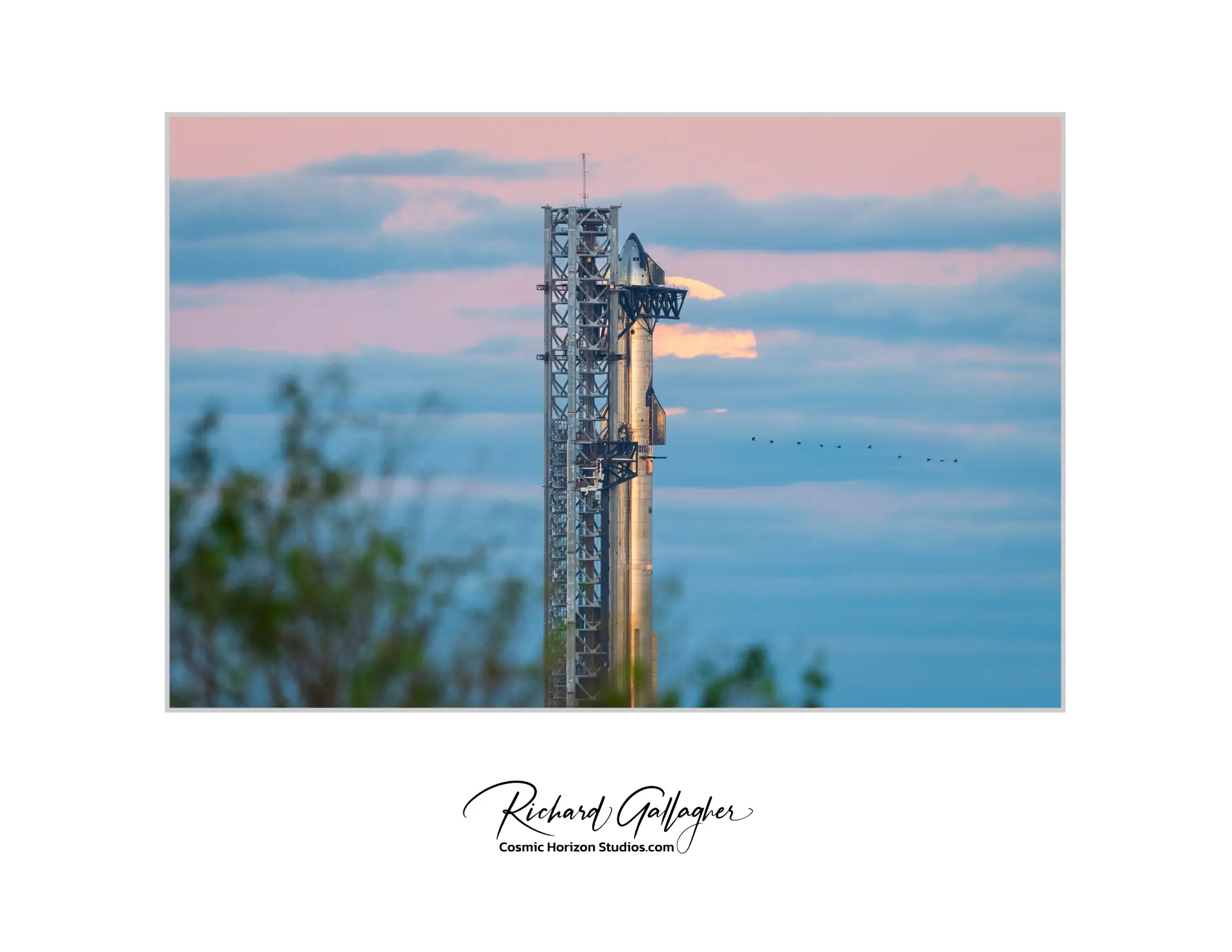  Moonrise Majesty - IFT-6 Rising Moon - Starship - SpaceX