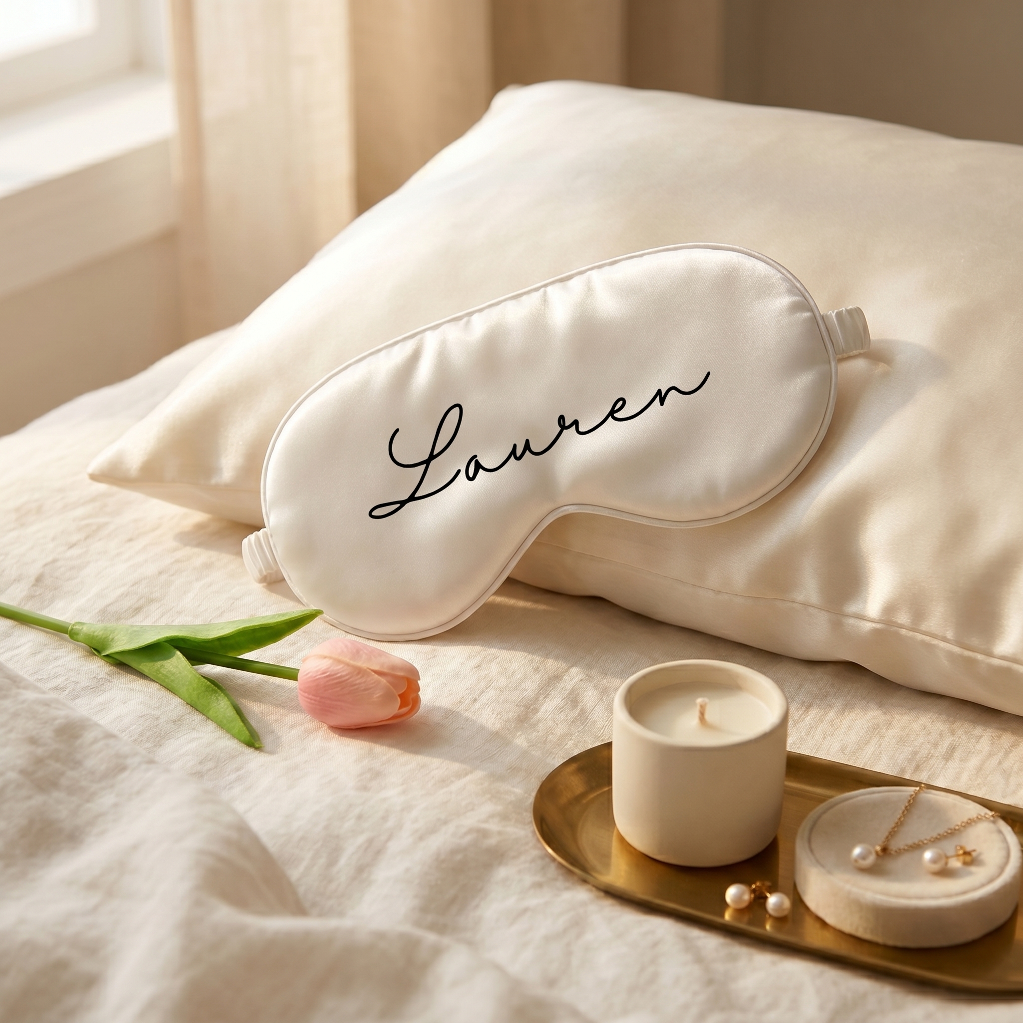 Bespoke Satin Sleep Collection | Personalized Bridesmaid Gift Set