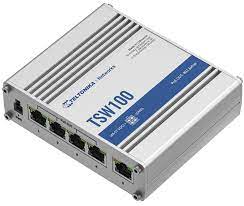 TSW100 – Switch no gestionable, 5xGbE, 4xPOE 802.3at/af
