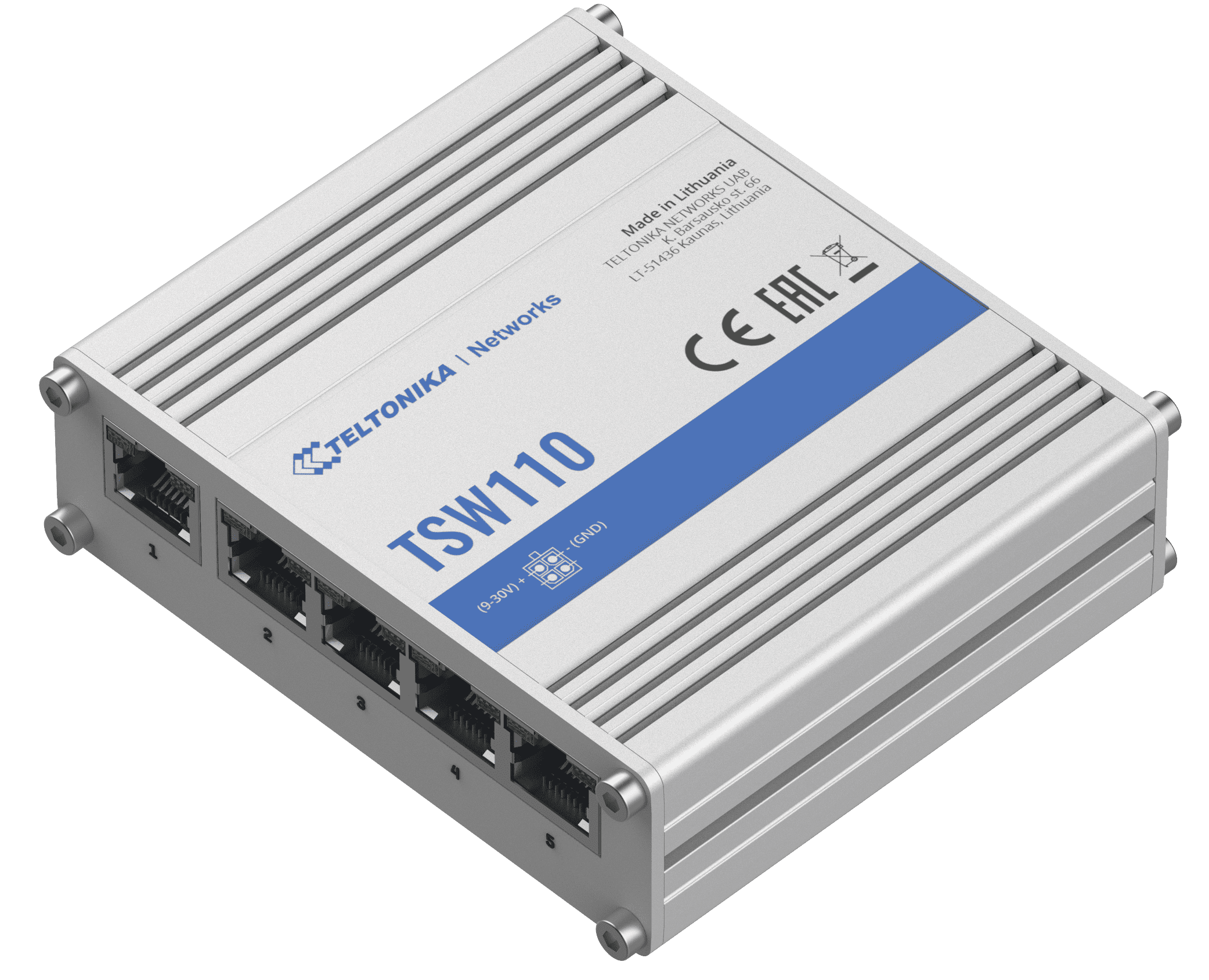 TSW110 – Switch no gestionable, 5xGbE