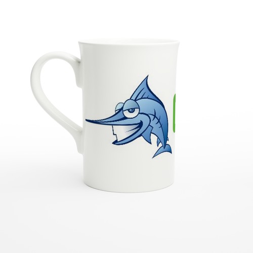 White DBmarlin mug