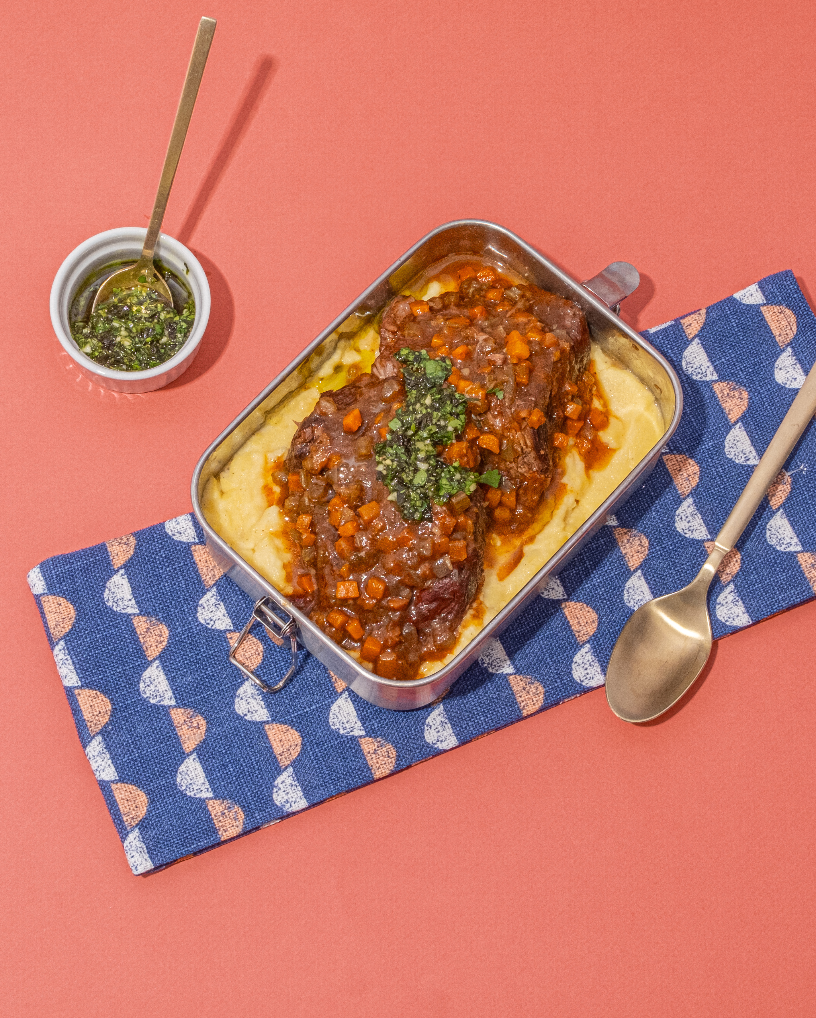 Abner & Amanda - Italian Short Ribs with Polenta