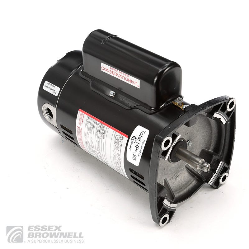 0.95 HP Pool Pump Motor, Capacitor Start/Capacitor Run, 3450(1), 48Y Frame, ODP, 115/230 V, 60 HZ