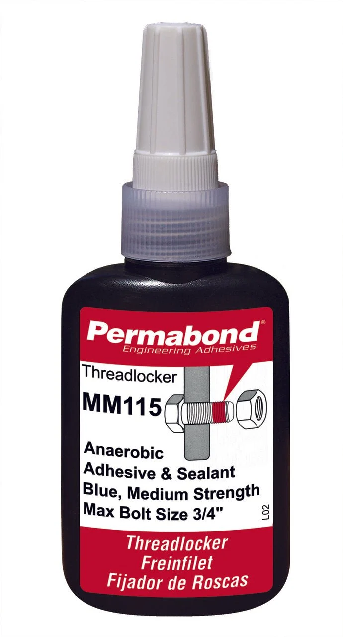 Permabond® MM115 Anaerobic Threadlocker Adhesive, 50 ML Bottle