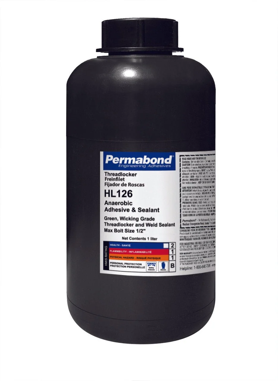 Permabond® HL126 Anaerobic Threadlocker, 1 Liter Bottle