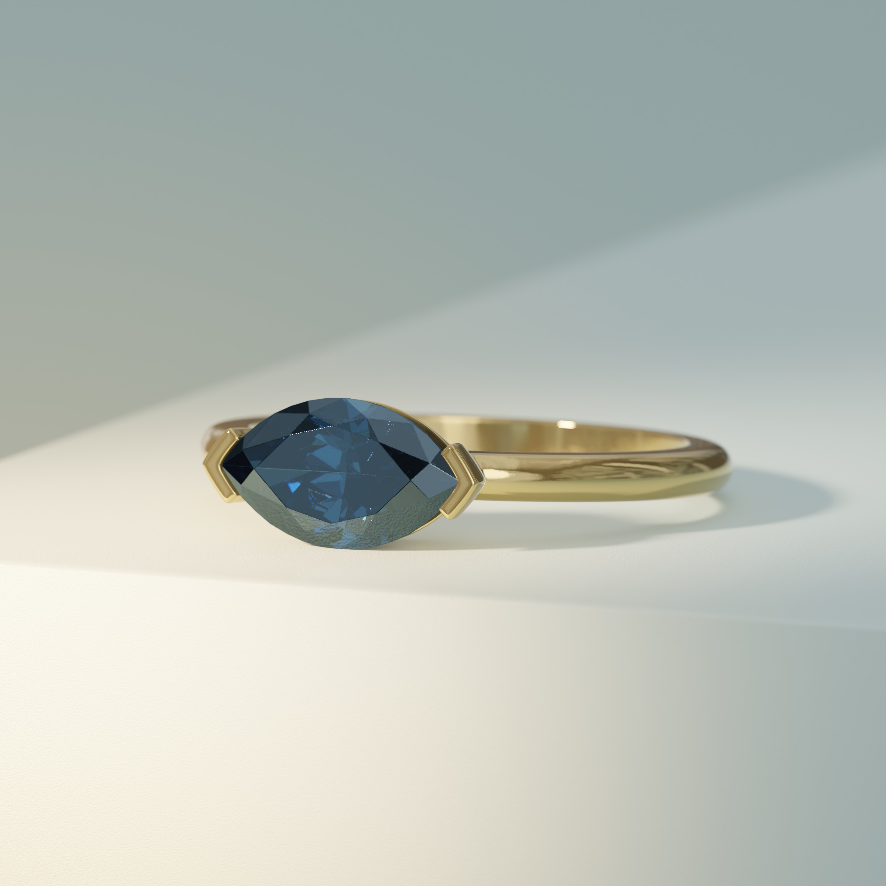 YG D-011 Marquise EW Solitaire Corner Rub Set (2).jpg