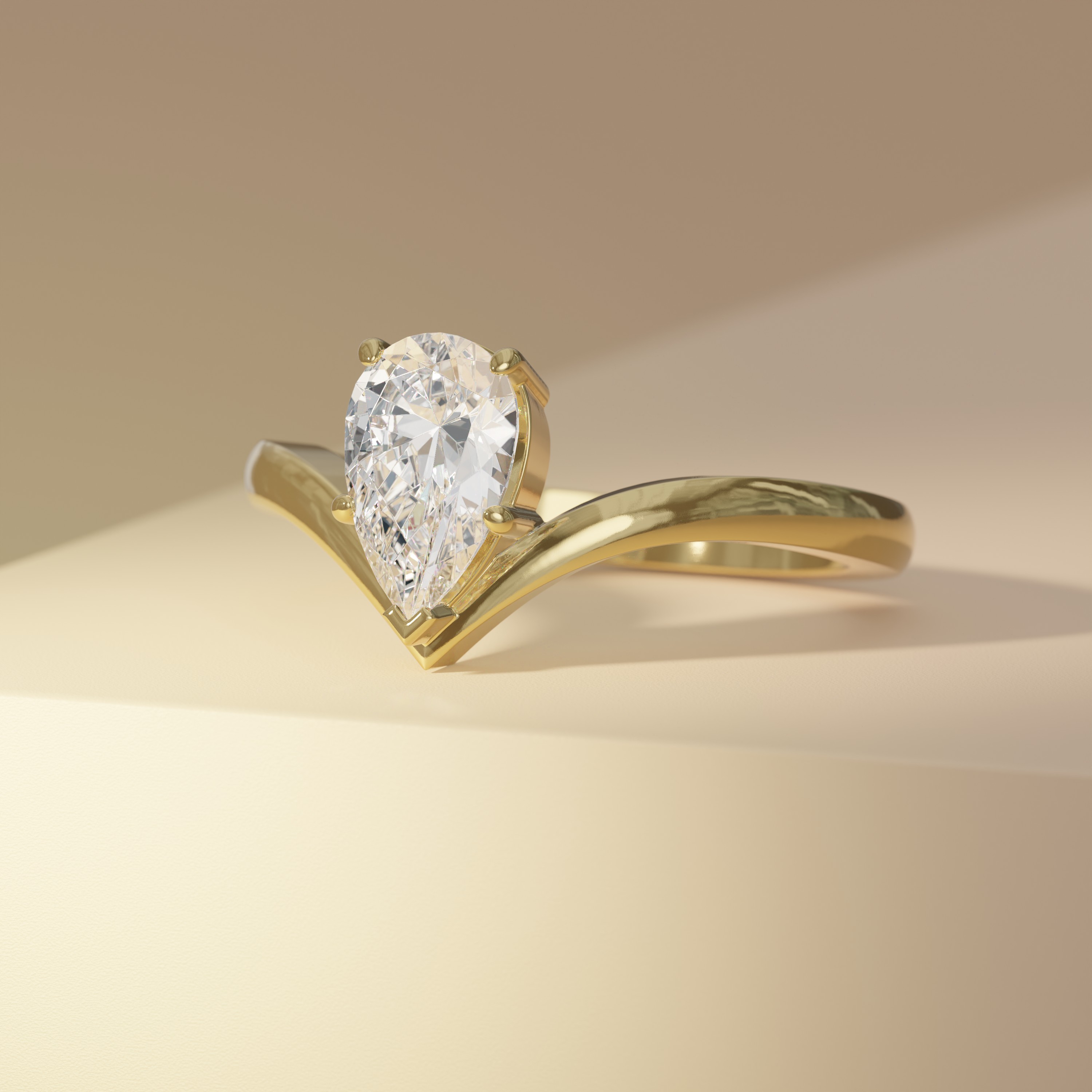 Pear Solitaire V Band