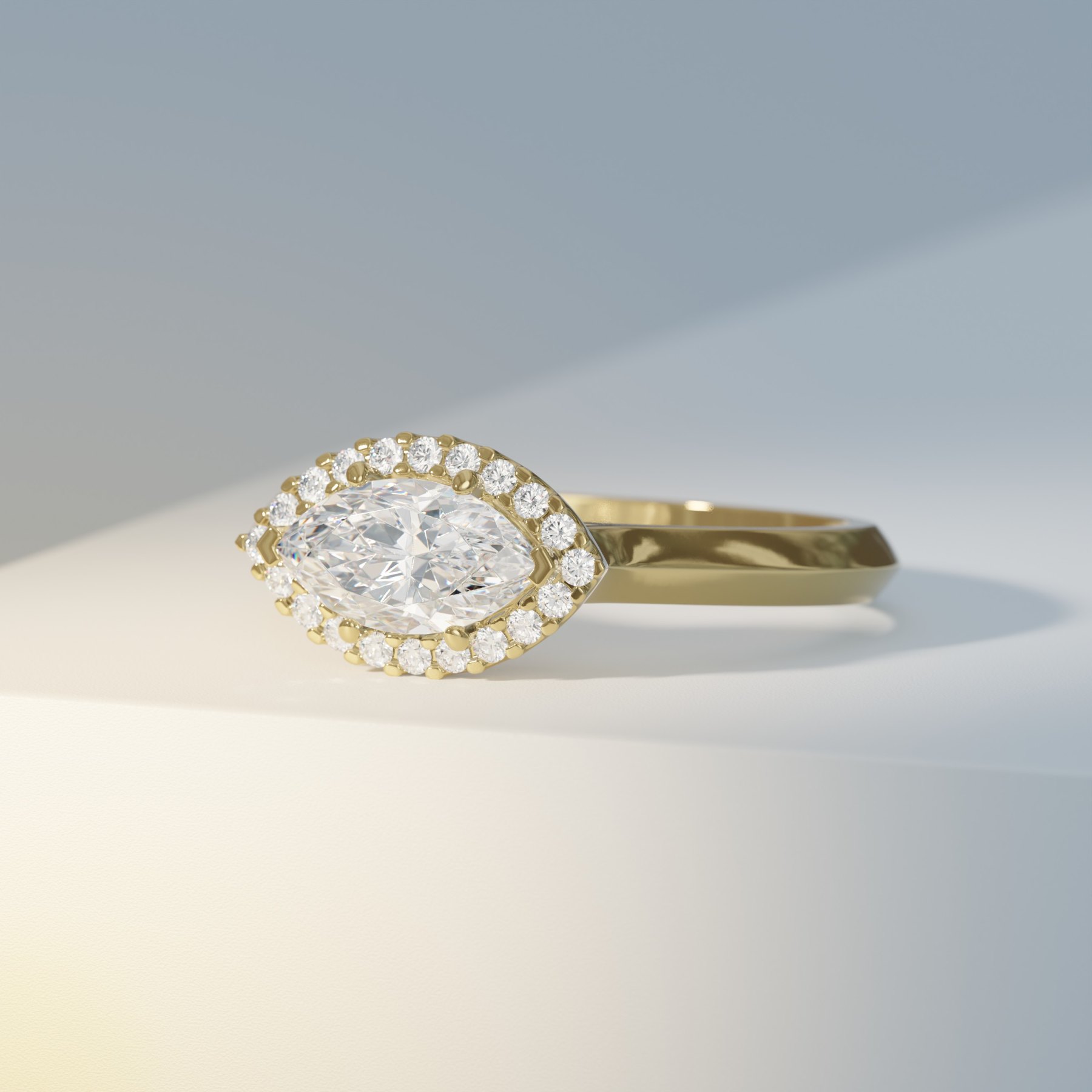 YG D-045 Marquise Scallop Set Round Halo (2).jpg