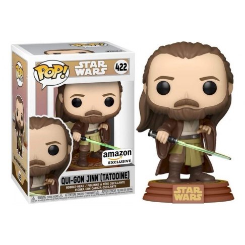 FUNKO POP N° 128 STAR WARS - QUI GON JINN