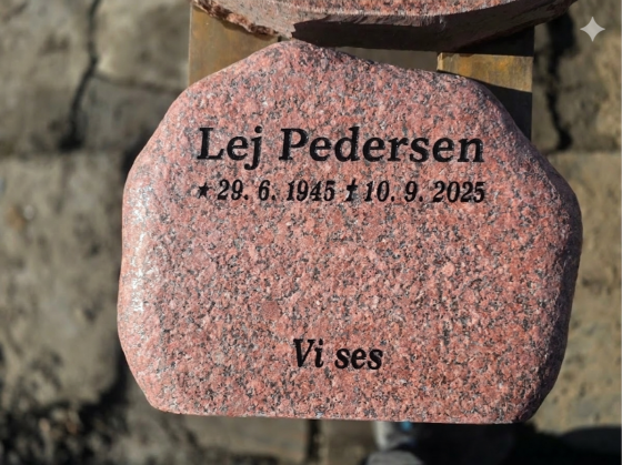 Eksempel på gravsten