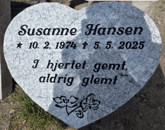Eksempel på gravsten