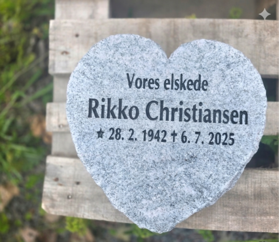 Eksempel på gravsten