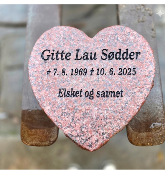 Eksempel på gravsten