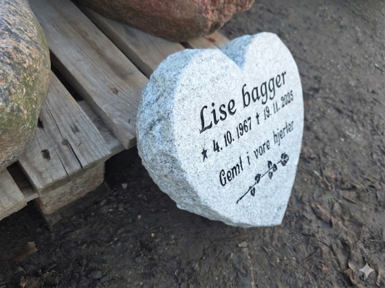 Eksempel på gravsten
