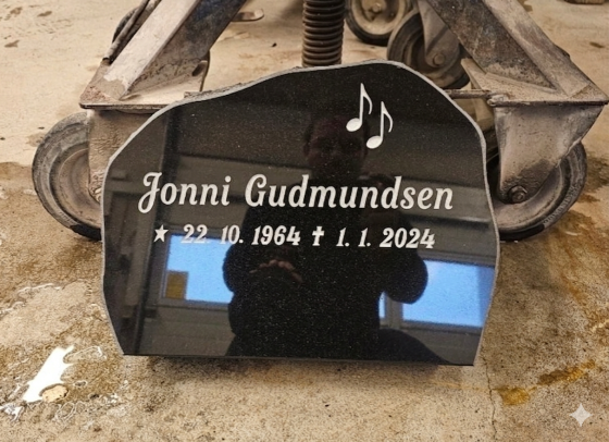 Eksempel på gravsten