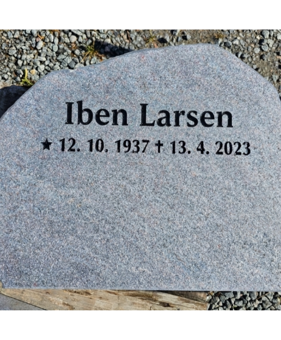 Eksempel på gravsten