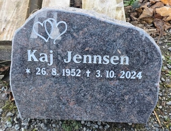 Eksempel på gravsten