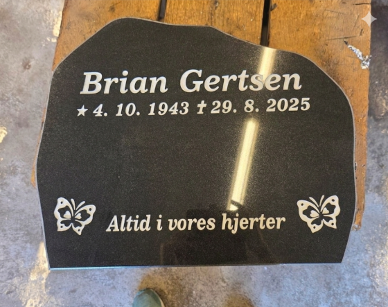 Eksempel på gravsten