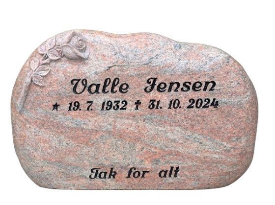 Eksempel på gravsten