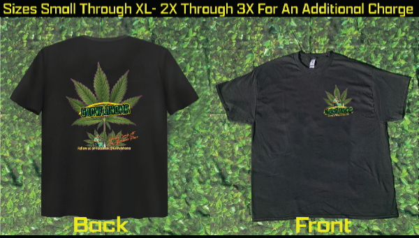 Growlahoma Tshirts  new logo  leaf size small
