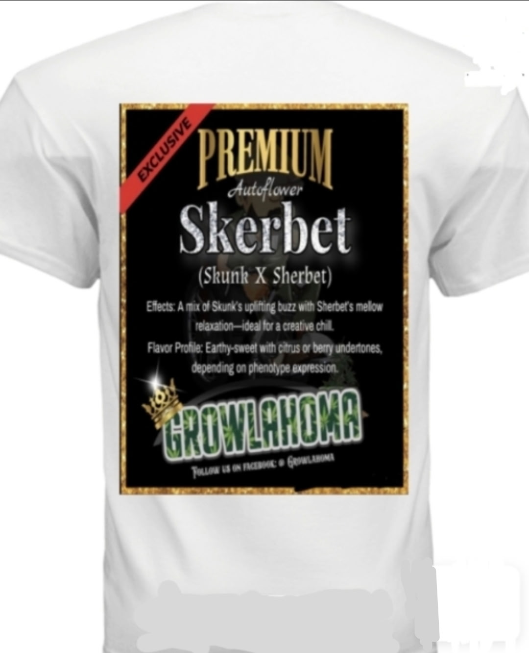 Growlahoma Tshirts with The Skerbet Logo 