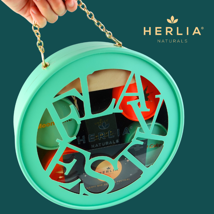 Cover Image for Herlia® Naturals Ginger Premium Mooncake Gift Box (Limited -Pre-order)