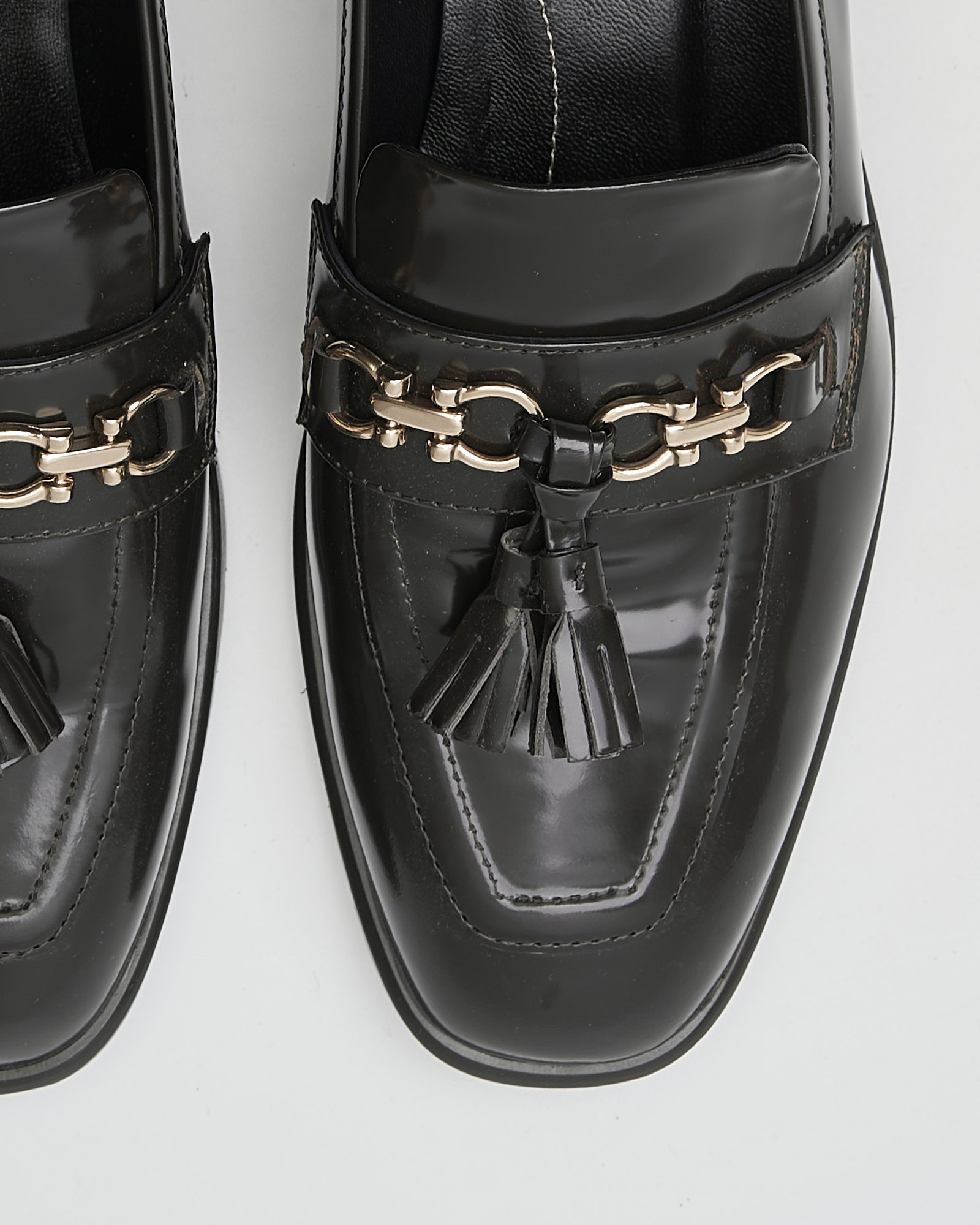 Черные кожаные лоферы - Image 6 of 6