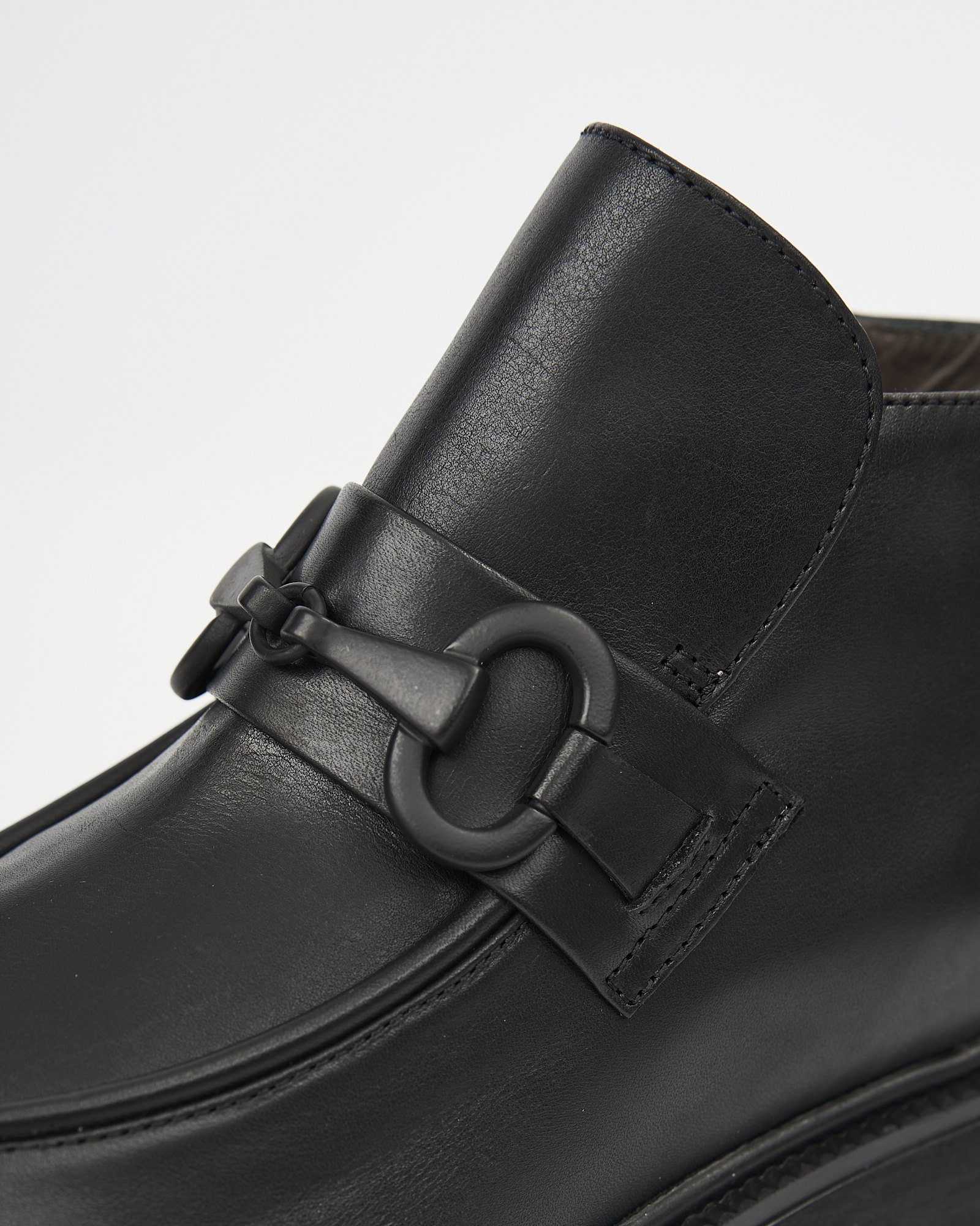 Черные кожаные ботинки с пряжкой - Image 4 of 4