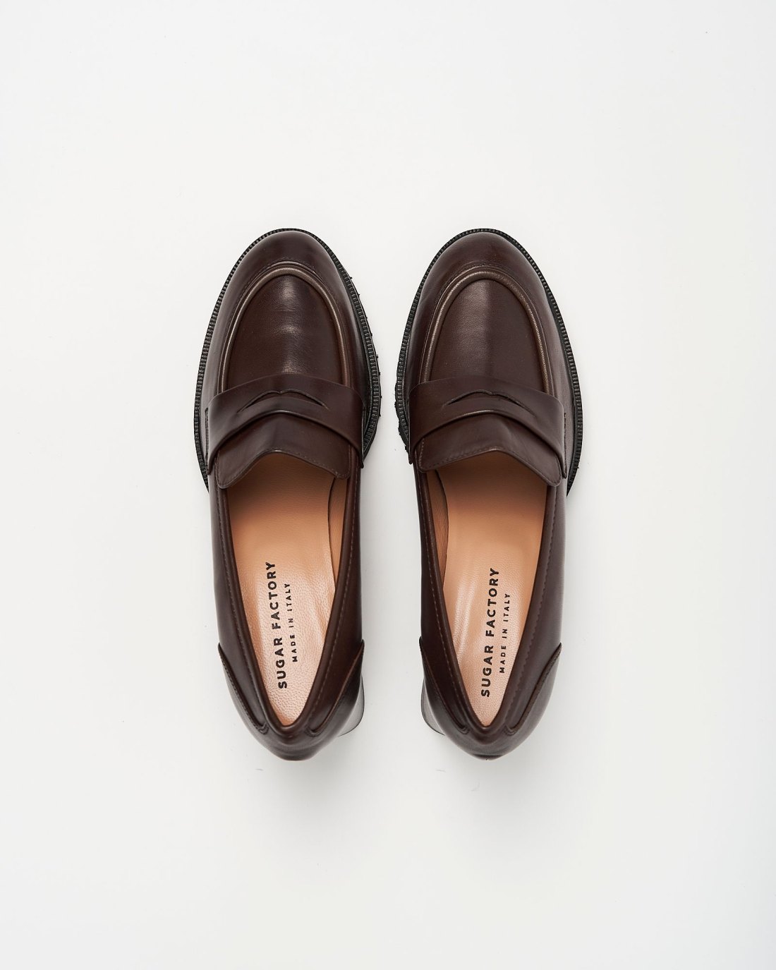 Коричневые лоферы из натуральной кожи - Image 4 of 6