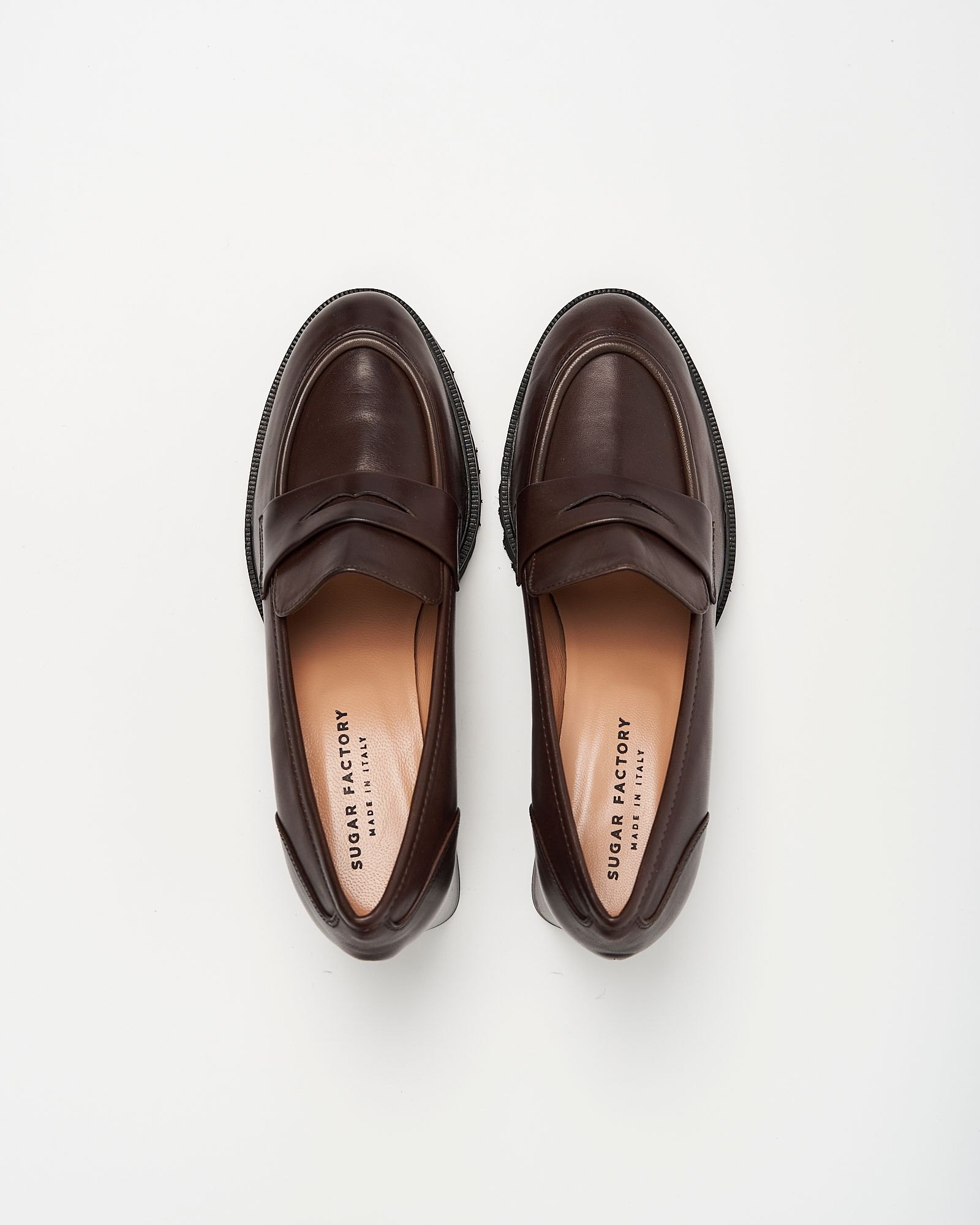 Коричневые лоферы из натуральной кожи - Image 4 of 6