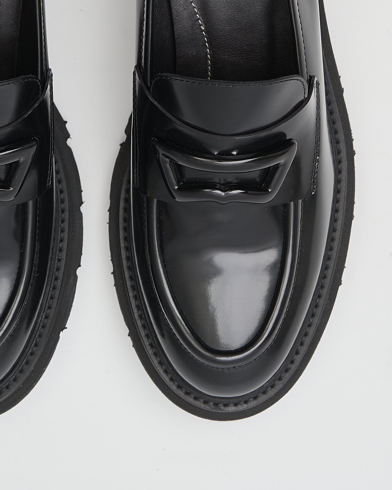 Черные кожаные лоферы - Image 6 of 6