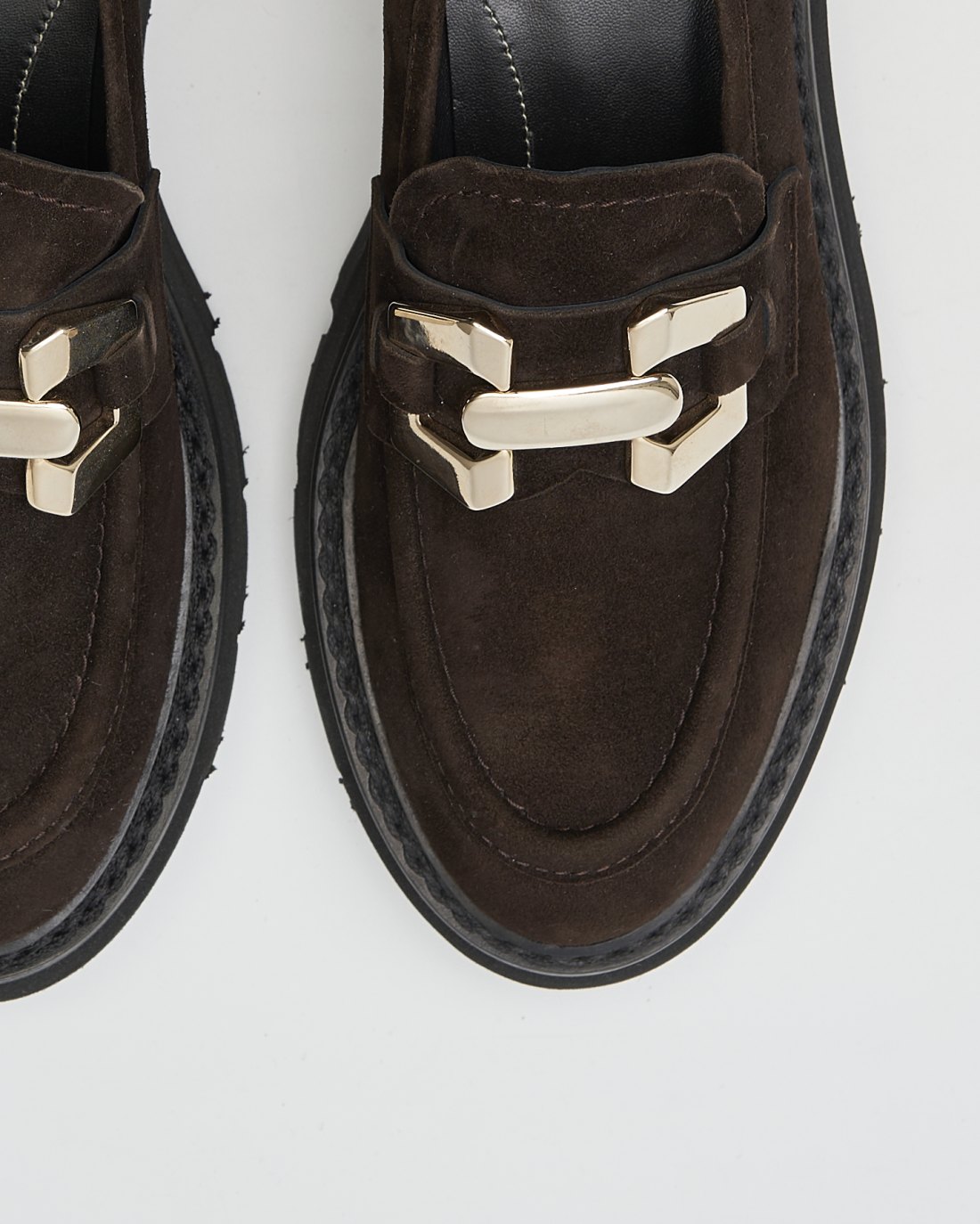 Темно-коричневые замшевые лоферы - Image 6 of 6