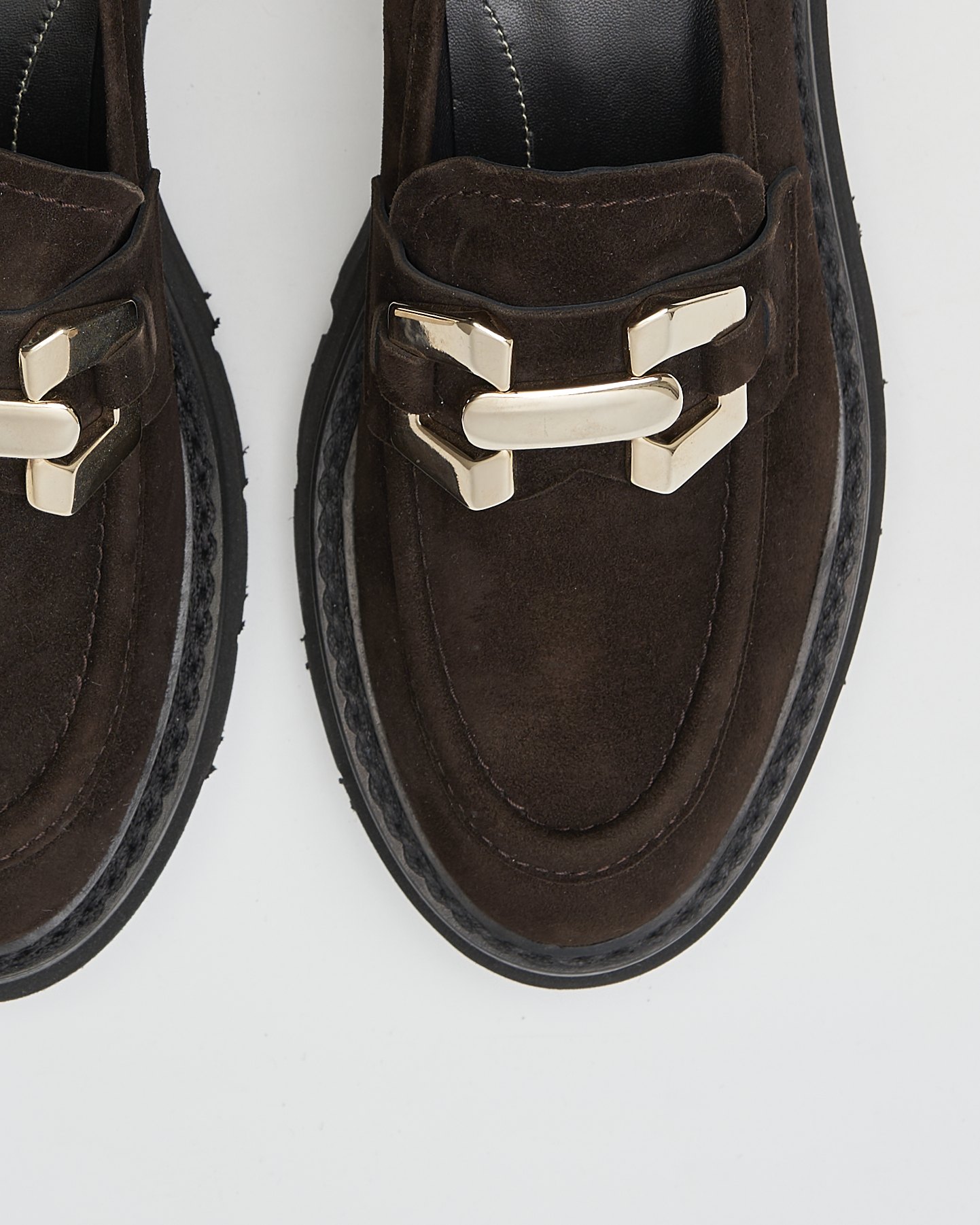 Темно-коричневые замшевые лоферы - Image 6 of 6