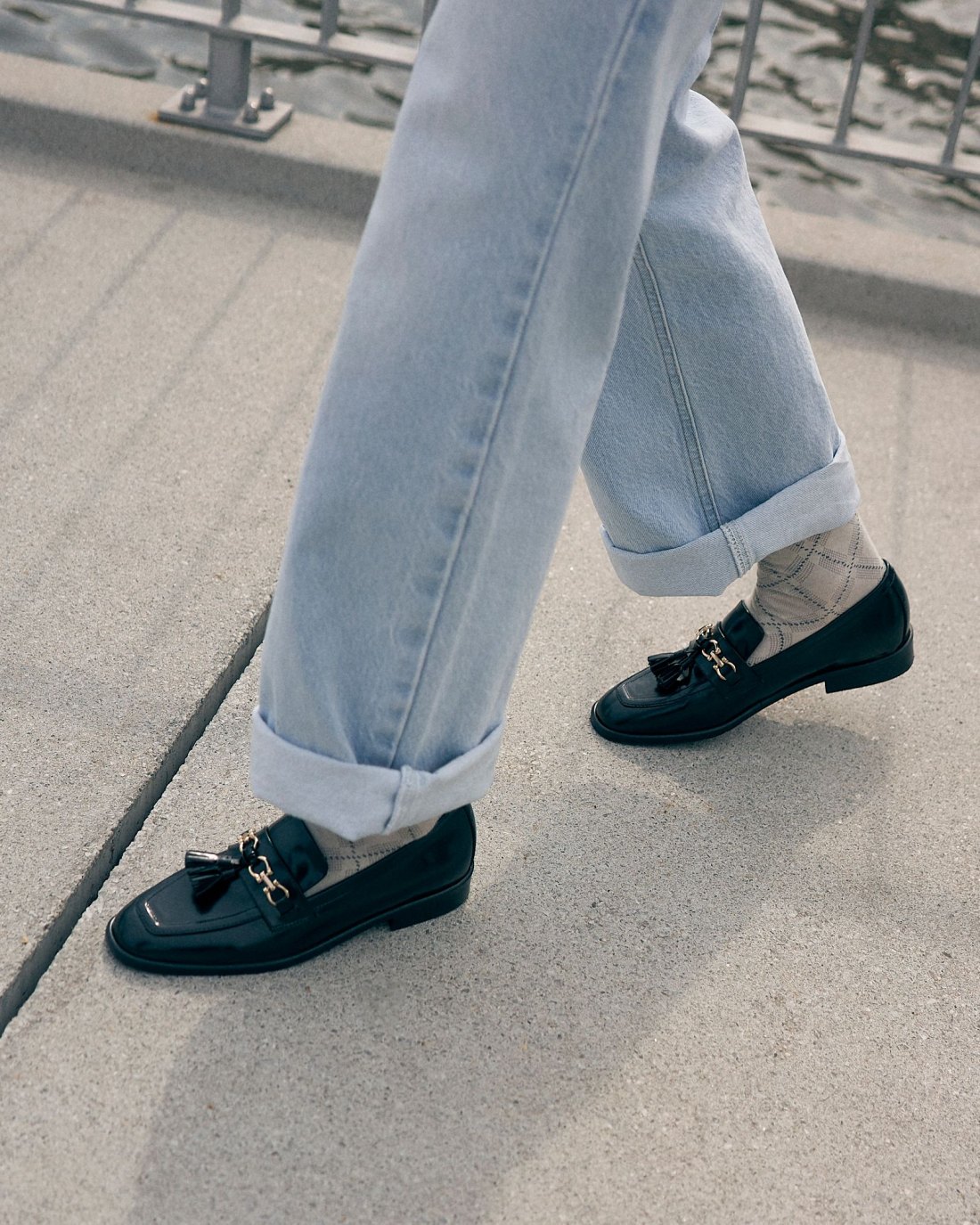 Черные кожаные лоферы - Image 2 of 6