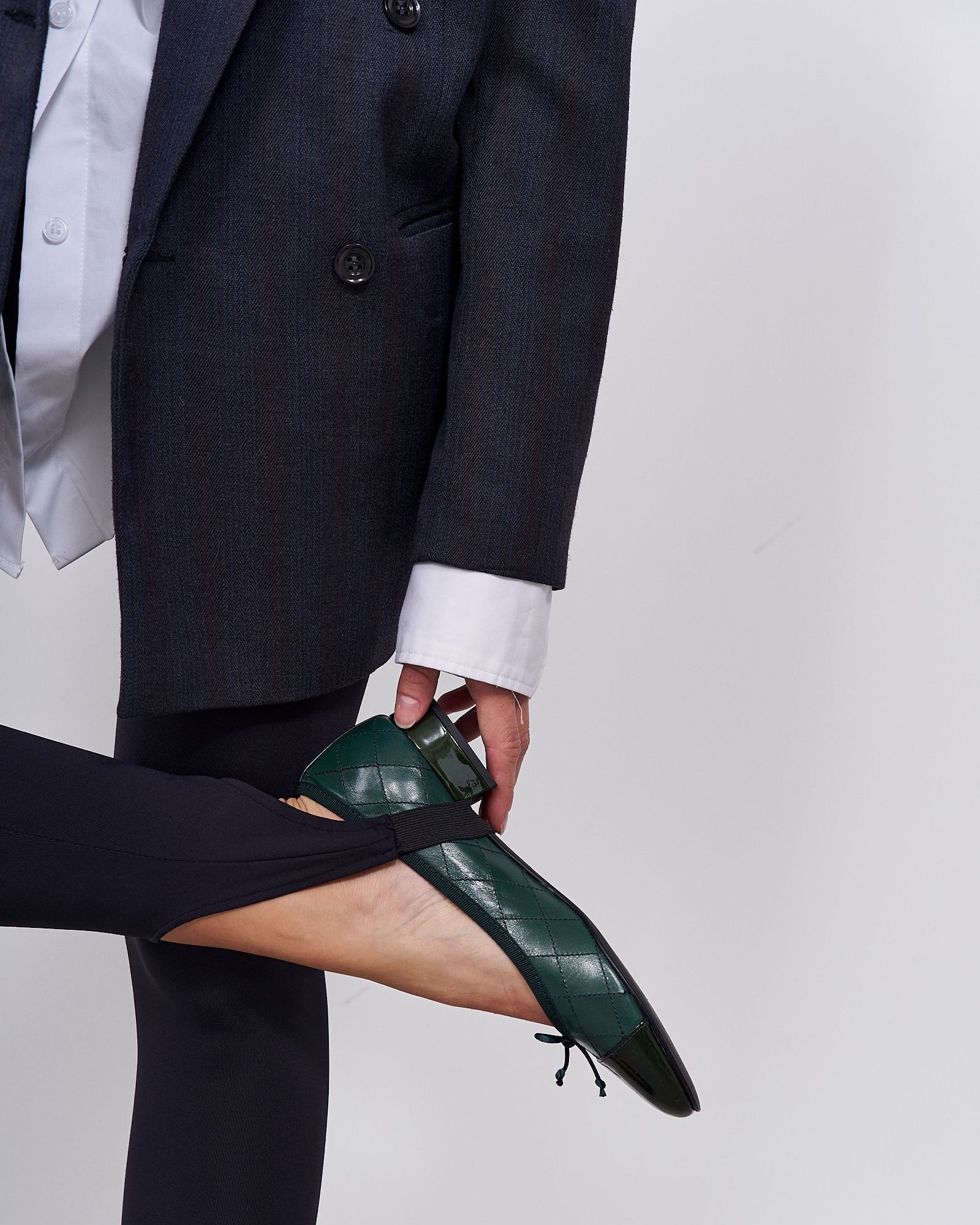 Туфли из зеленой натуральной кожи - Image 2 of 6