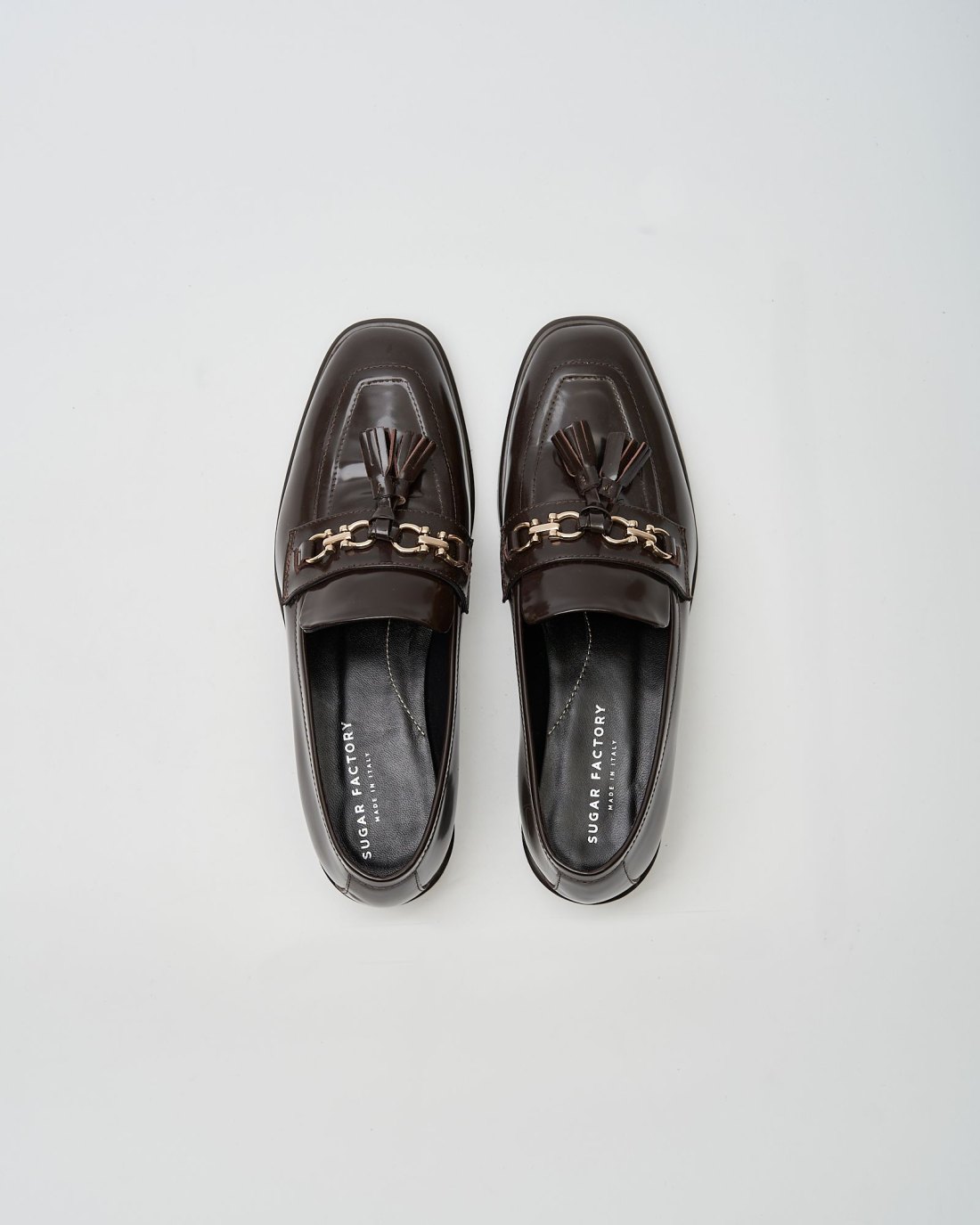 Темно-коричневые кожаные лоферы - Image 5 of 7