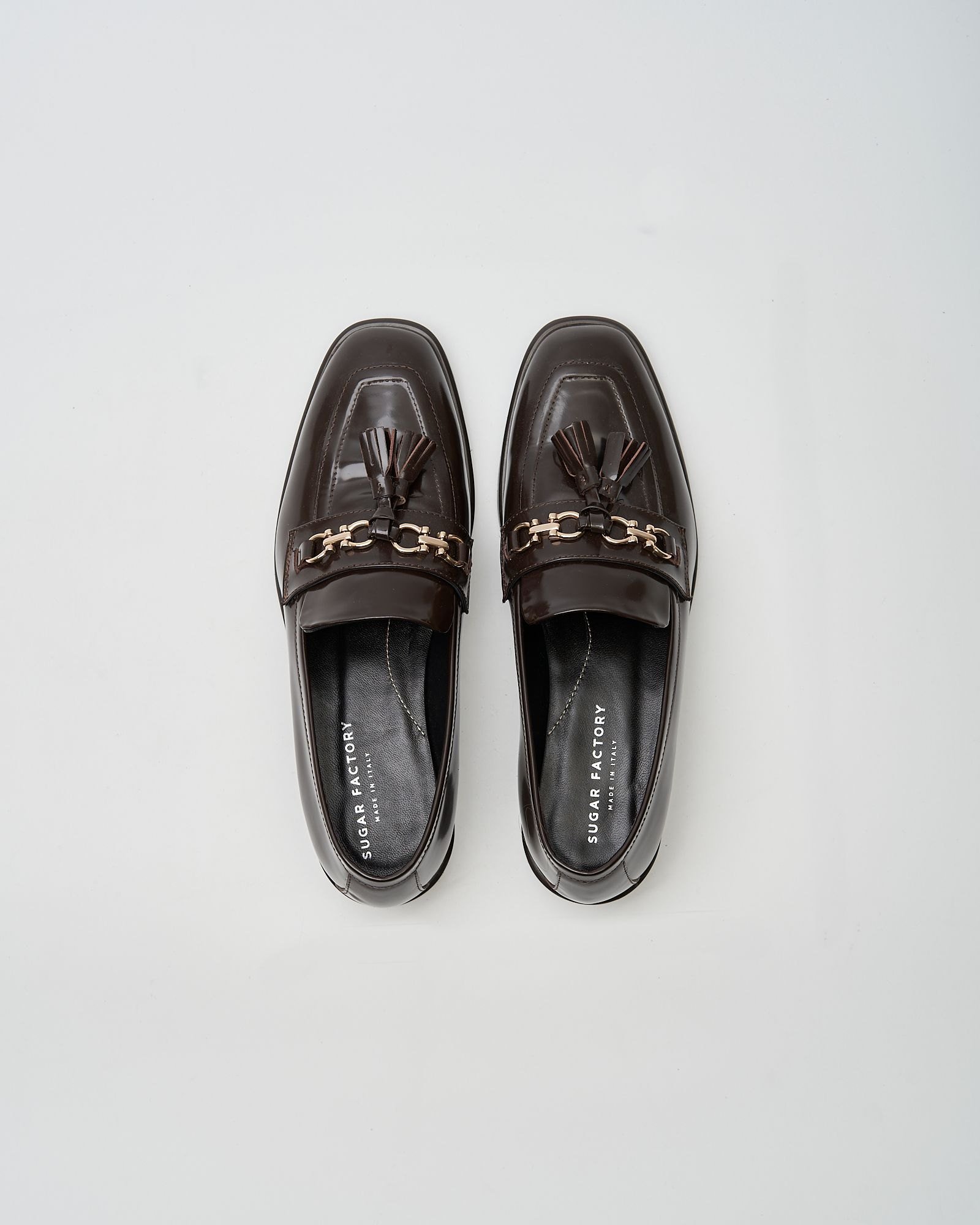 Темно-коричневые кожаные лоферы - Image 5 of 7