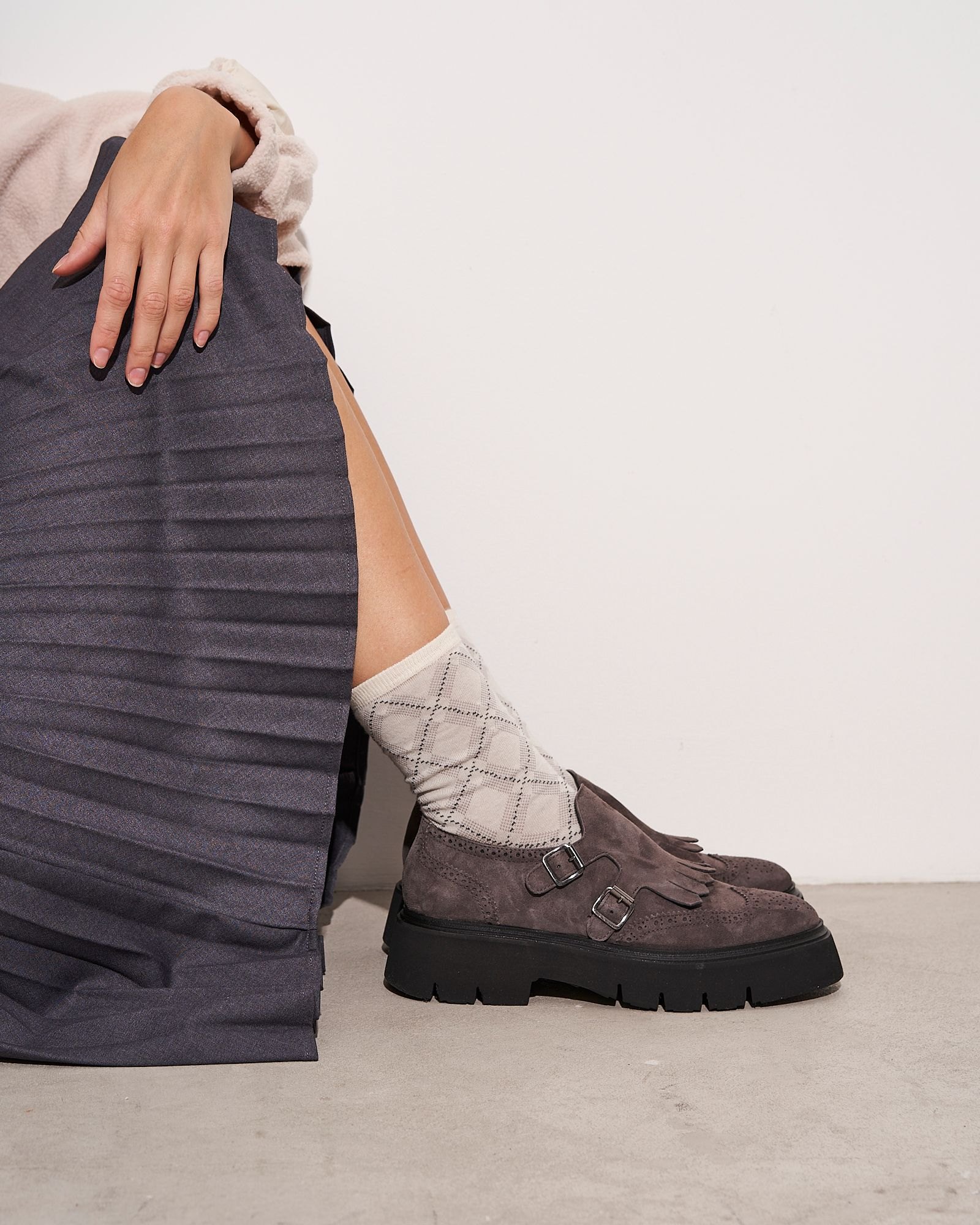 Темно-серые замшевые монки - Image 5 of 5