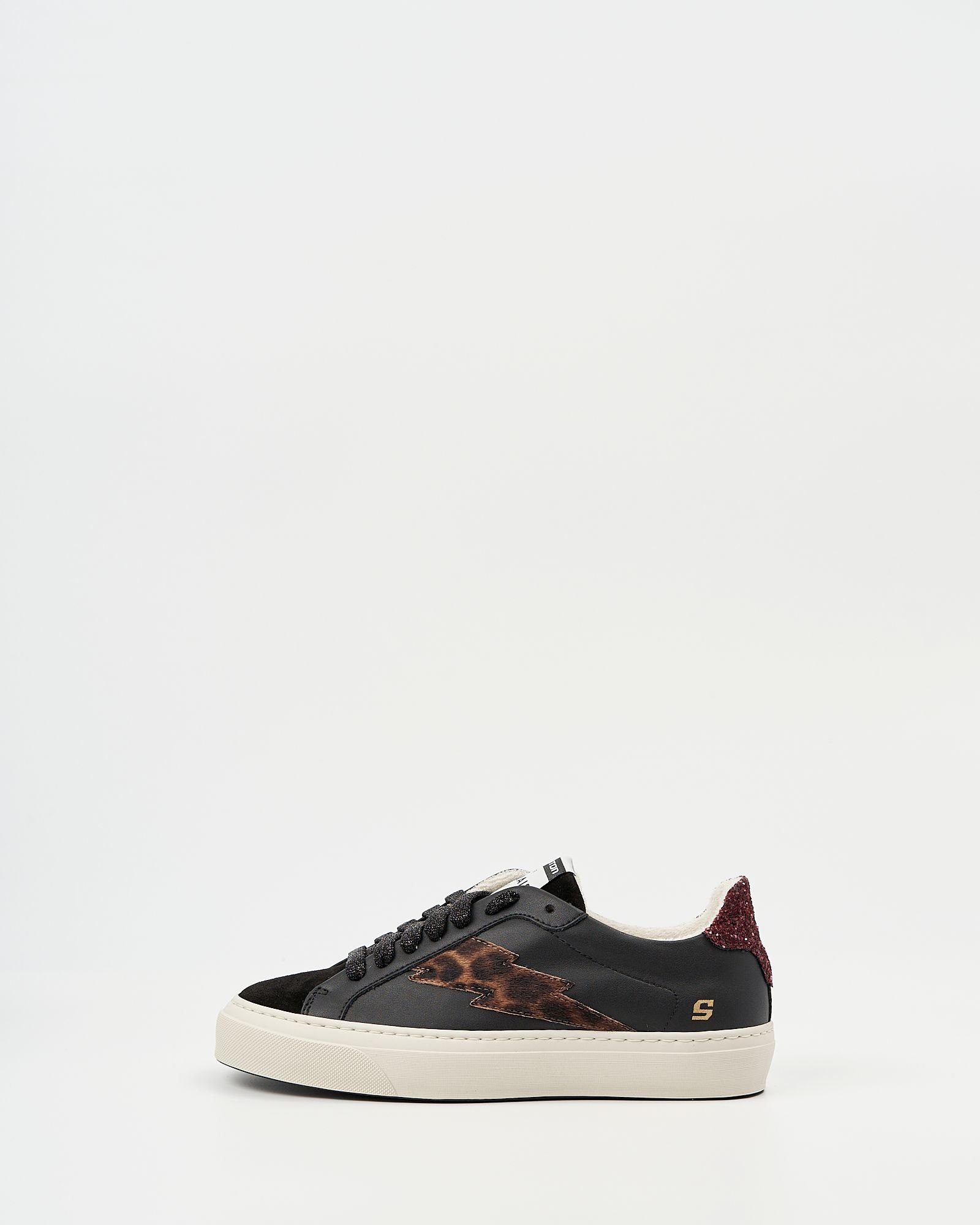 Черные кожаные кеды - Image 2 of 4