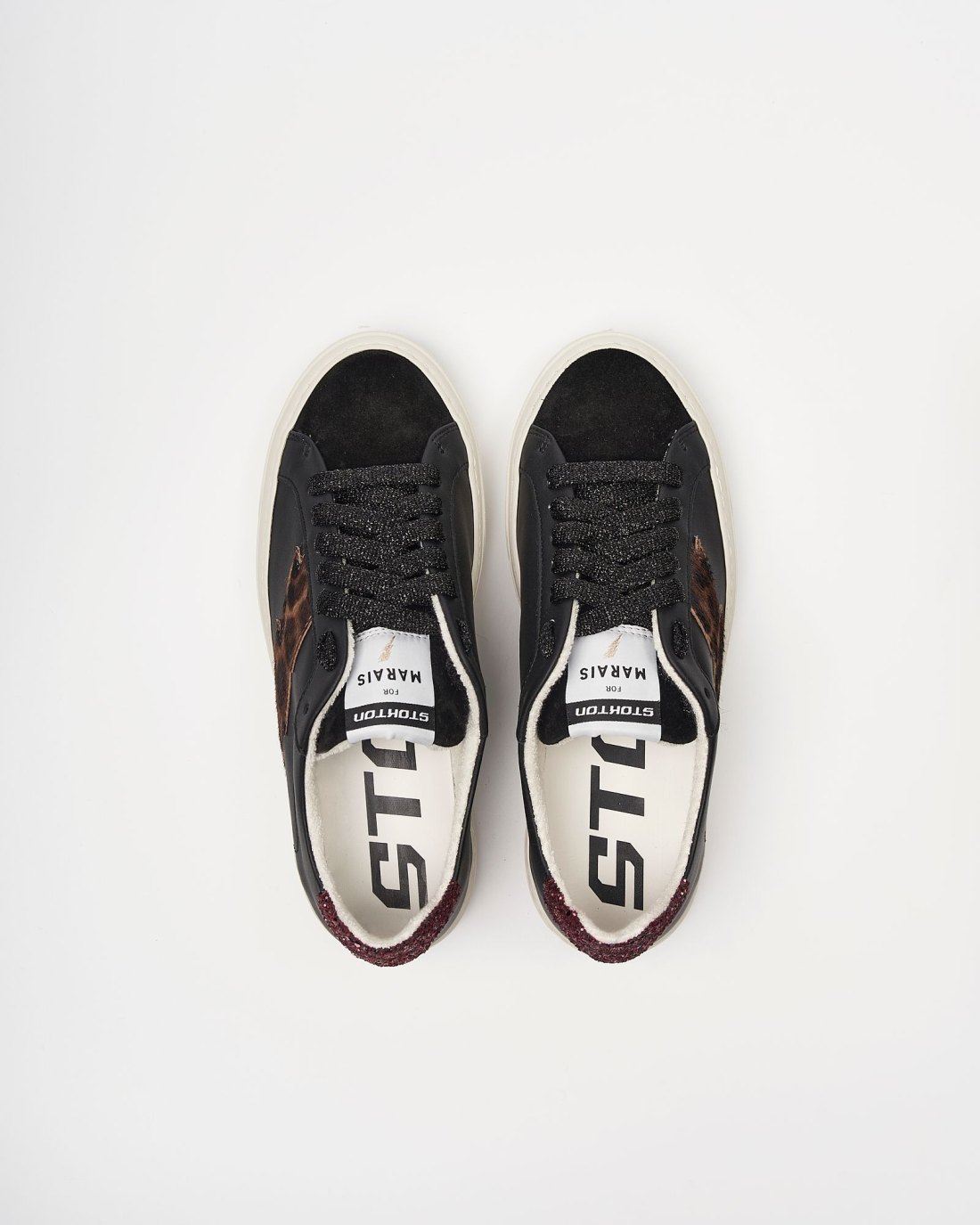 Черные кожаные кеды - Image 3 of 4