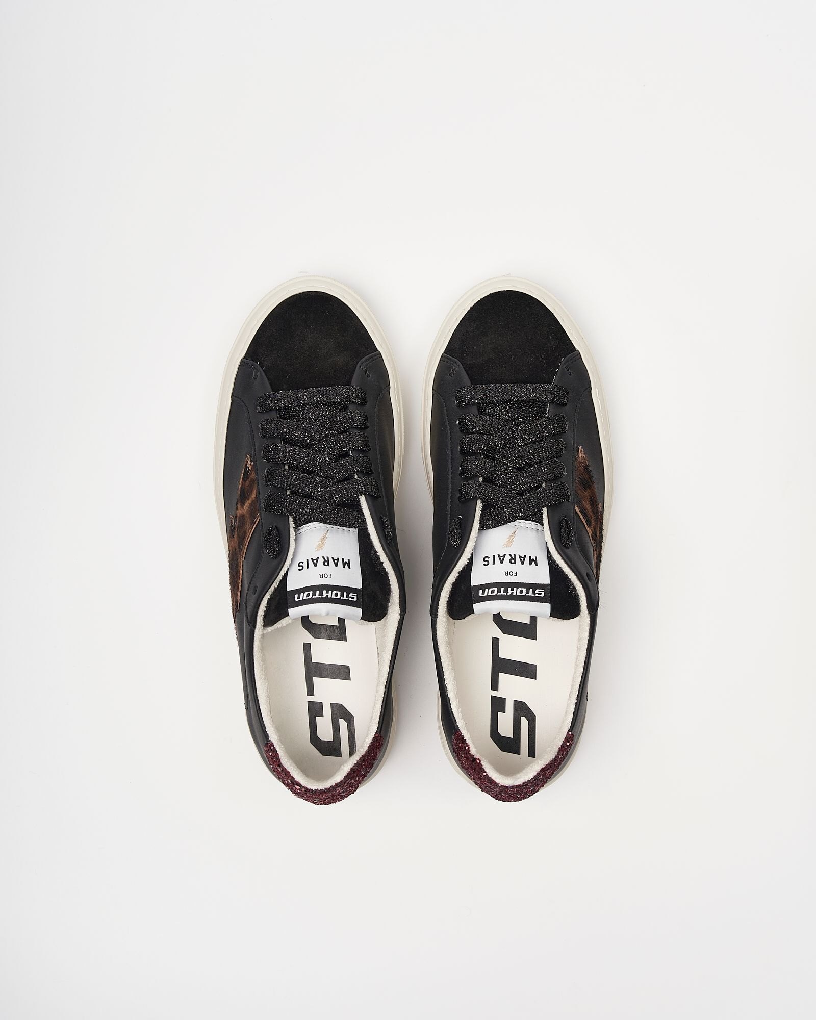 Черные кожаные кеды - Image 3 of 4